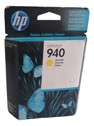 Cartucho Hp 940 C4905al Yellow 8000 8500 Original