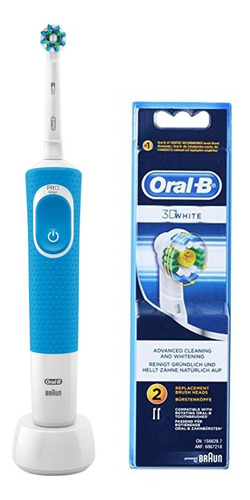 Cepillo Eléctrico Oral-b Vit 100 Azul + Repuesto 3d White