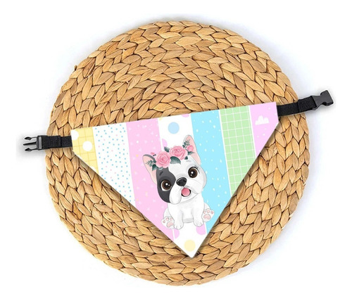 Plantilla Sublimacion Collar Bandana Para Perros