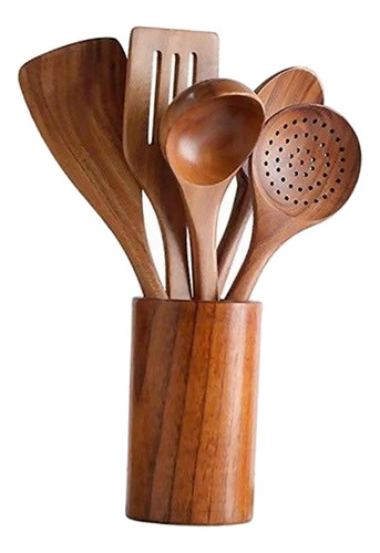 Bamboo Utensils Wooden Spoons Style2