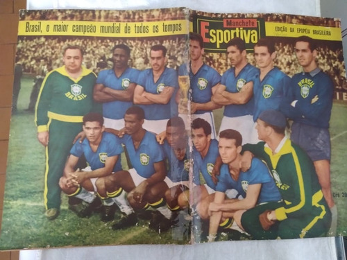 Revista Manchete Esportiva Espec Brasil Campeão Mundial 1958