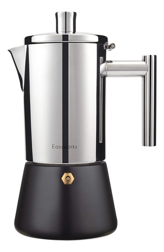 Cafetera Espresso Easyworkz Diego Stovetop De Acero Inoxi...