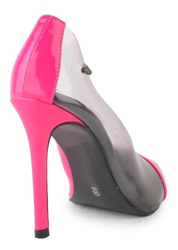 Imagen 4 de 7 de Zapatos Stilettos De Mujer De Cuero Ecológico Naples Ferraro