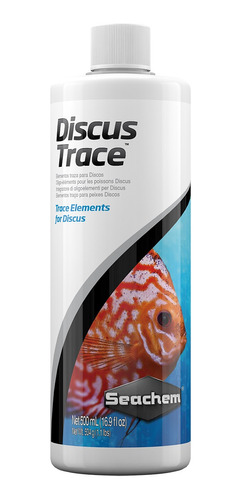 Seachem Discus Trace 500ml Minerais Que Auxiliam Crescimento