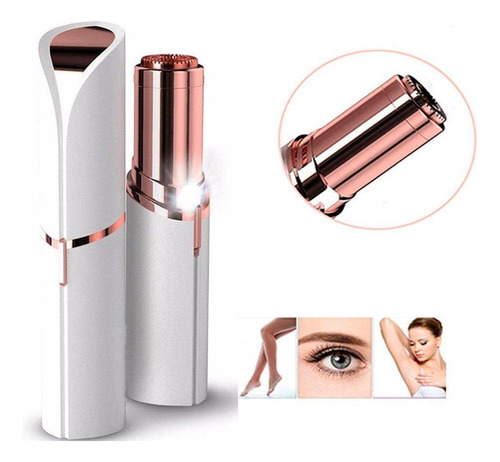 Depiladora Facial Batom Remove Pelos Do Rosto Indolor