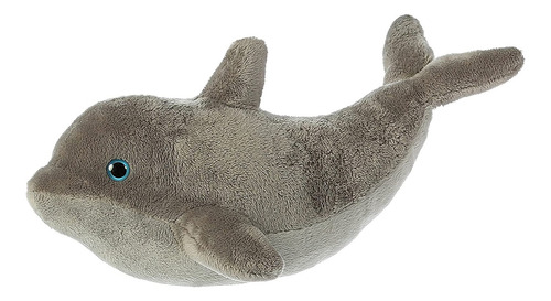 Imagen 6 de 10 de Peluche Delfin Gris Aurora Juguete Super Suave Felpa Calidad