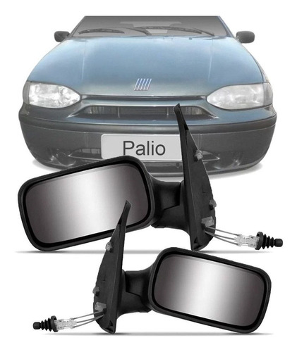 Retrovisor Palio Siena 4 Portas 96 97 98 99 00 Controle