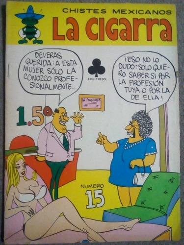La Cigarra Chistes Mexicanos No.15 Comic Ediciones Trebol