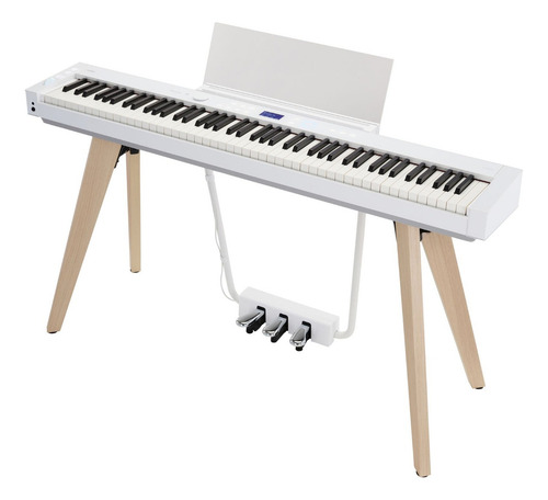 Piano Casio Privia Pxs7000 Blanco 88 Teclas Martillo +mueble Color White