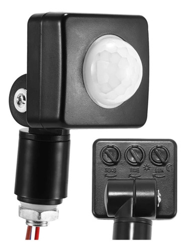 Sensor De Movimiento Humano Pir Exterior Para Foco 220v