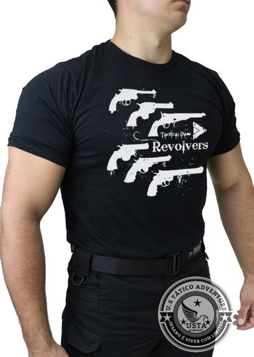 Camiseta Airsoft Hunting Tática Preta Tactical Dacs