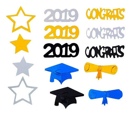 Confeti 2019, Graduación Nochevieja Decoración De Fiestas