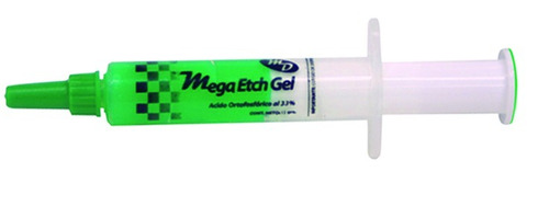 5 Acidos Fosforico 33%verde Md Megaetch Gel Jeringa X 12grs