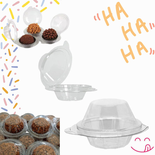 Embalagem Individual Para Brigadeiro Doces C/ 100 Un