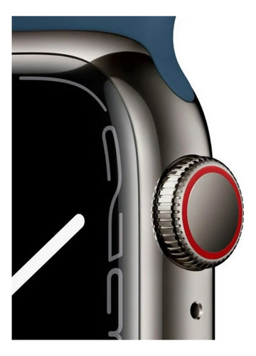 Apple Watch Series 7 45mm +celular Aço Inoxidável Preto Esporte Verde-musgo Preto (Usado)
