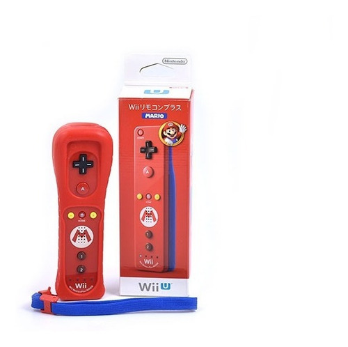 Imagen 1 de 1 de Control Wiimote Mario En Caja Para Consola Nintendo Wii U