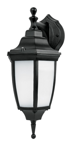 Arbotante Farol De Led Negro, Suspendido 8w, Volteck.