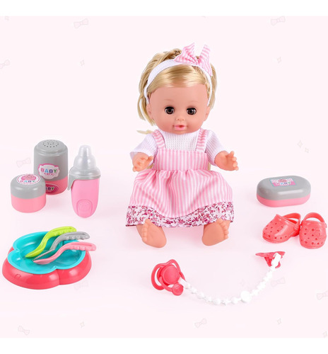 Babeside Juego De Muñecas Bebé, Muñeca Bebé Y Accesorios Con