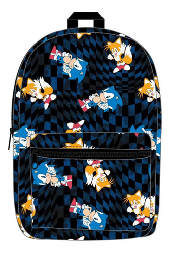 Mochila Sonic Para Laptop Bioworld Original