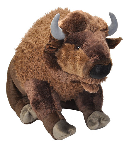 Felpa Gigante De Bisonte De La Republica Salvaje, Peluche G