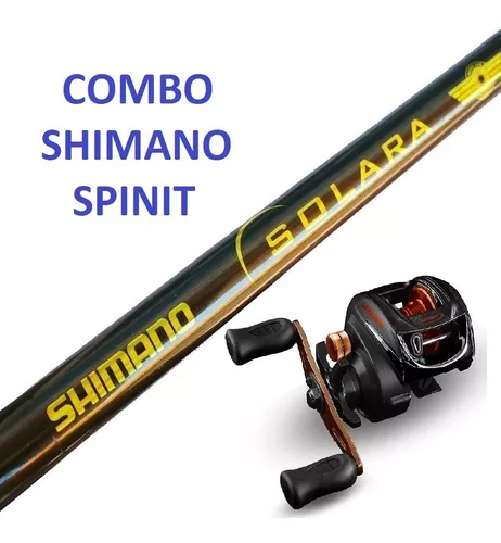 Caña Shimano Solara + Reel Spinit Magma 200 Pesca Oferta