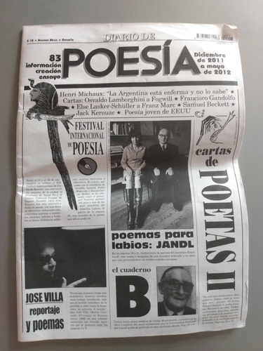 Revista Diario De Poesía Nº 83