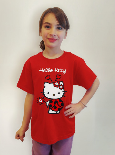 Polera Hello Kitty Estampada Dtf Cod 001