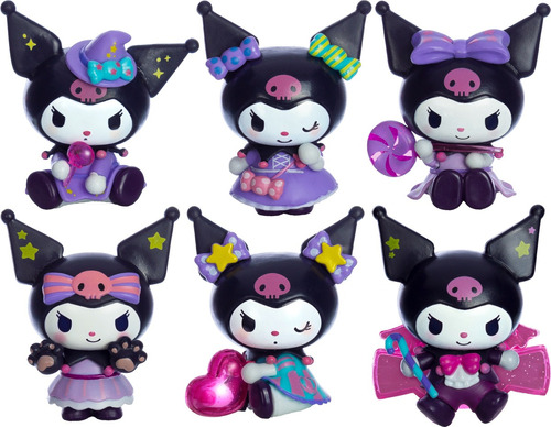 Colección Set De Figuras Kuromi My Melody Hello Kitty 