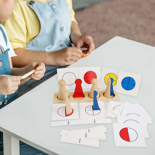 Manipuladores De Matemáticas De Madera, Juguete Educativo