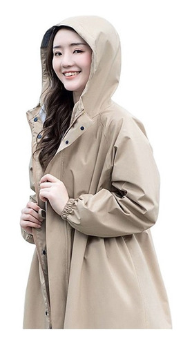 Chamarra Impermeable Plegable Ligera Para Mujer Rompevientos