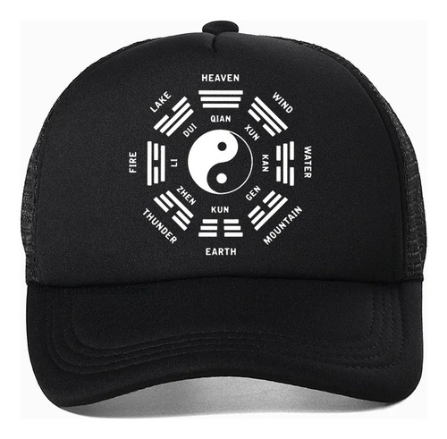 Sombrero Estampado Tai Chi Yin Yang Para Hombre A La Moda