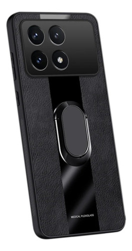 Funda Para Xiaomi Poco F6 Pro 5g Sólido Resistente Anillo