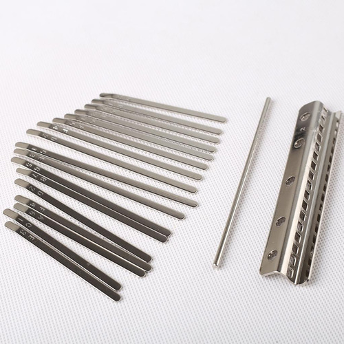 Thumb Piano Bridge Saddle 17 Chaves Set Kit Para Kalimba Diy