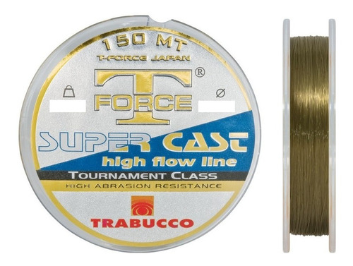 Linha Trabucco T-force Super Cast 0,20mm 12lb High Flow 150m