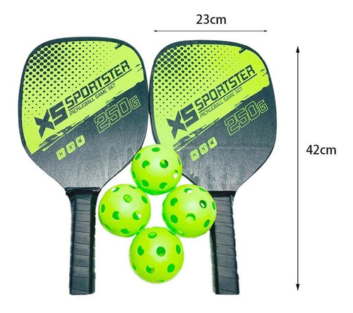 2pcs Pickleball Paddle Jump Rope Set Face Ligero