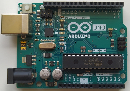 Placa De Microcontrolador Arduino Uno Original Made In Italy