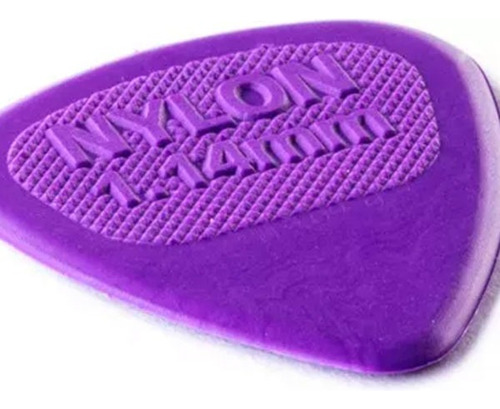 Púa Jim Dunlop 443r 1.14 De Nylon 1.14mm Color Violeta