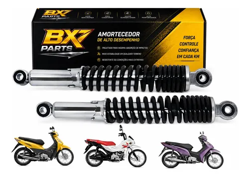 Par Amortecedor Traseiro Honda Biz 100-110-125 / Pop 100-110
