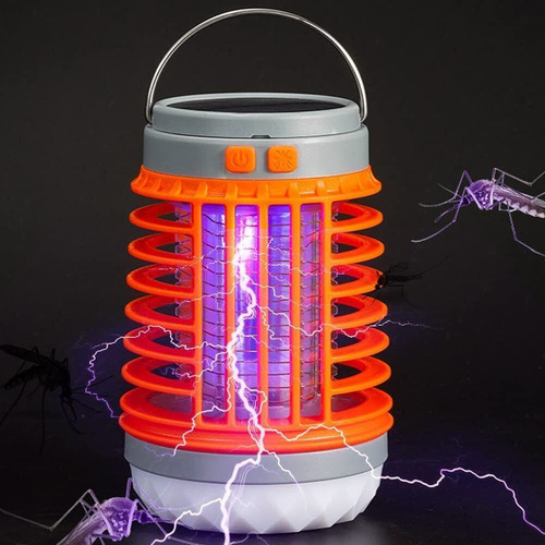 Lámpara Solar Usb Para Matar Mosquitos Y Plagas