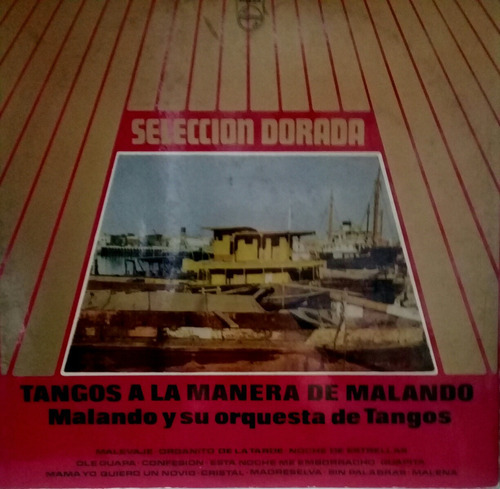 Lp Malando Y Su Orquesta De Tango (tangos A La Manera De..
