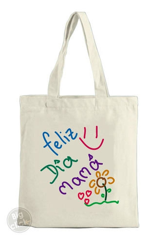 Imagen 1 de 2 de Bolsa Reutilizable Tote Bag Shopping Dia De Las Madres