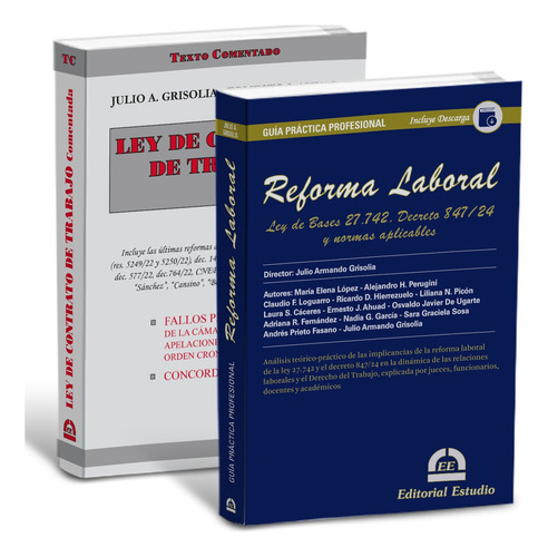 Promo 203 Gpp Reforma Laboral + Ley Contrato Trabajo Coment.