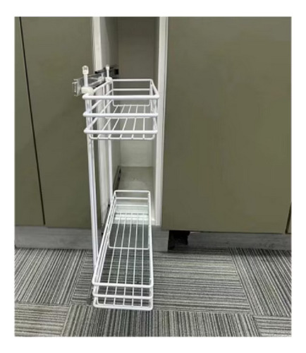 Especiero Extraíble Para Mueble 170mm Cromado Kutz