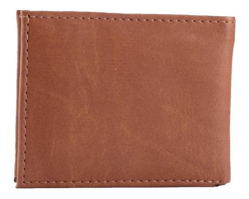 Carteira Rvca Crest Bifold Marrom - Tamanho Único Cor Brown