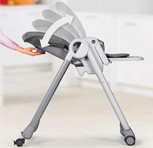 Imagen 1 de 9 de Silla De Comer Para Bebes Reclinable Chicco Polly2start