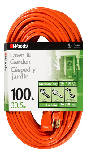 Woods 0 sjtw Cable De Extension De Proposito General, 269