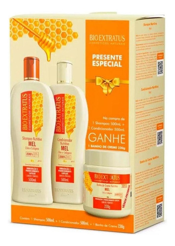 Kit Tratamento Nutritivo Mel Bio Extratus