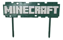 Comprar 1 Adorno Torta -cumple Minecraft Topper -hechizo Digital Verde Musgo Topper_fortnite_verde