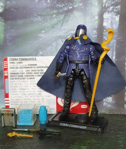 Gi Joe 25th- Cobra Leader- Cobra Commander (Usado)