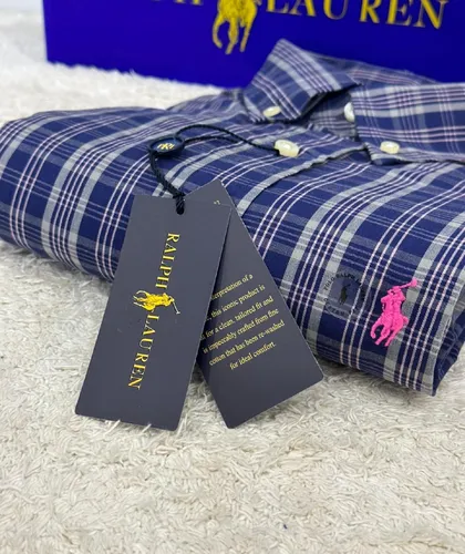Camisa xadrez feminina polo wear 2025